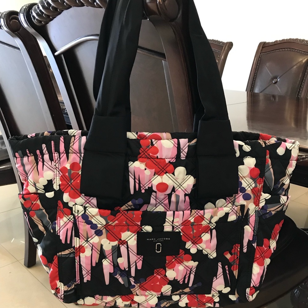 Marc Jacobs Large Geo Spot Quilt Nylon Tote